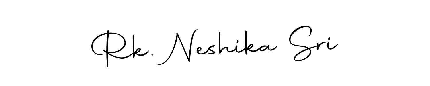 Similarly Autography-DOLnW is the best handwritten signature design. Signature creator online .You can use it as an online autograph creator for name Rk. Neshika Sri. Rk. Neshika Sri signature style 10 images and pictures png