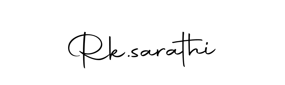 Make a beautiful signature design for name Rk.sarathi. With this signature (Autography-DOLnW) style, you can create a handwritten signature for free. Rk.sarathi signature style 10 images and pictures png