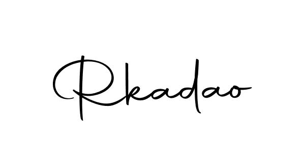 Create a beautiful signature design for name Rkadao. With this signature (Autography-DOLnW) fonts, you can make a handwritten signature for free. Rkadao signature style 10 images and pictures png