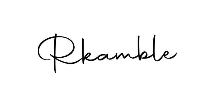 Rkamble stylish signature style. Best Handwritten Sign (Autography-DOLnW) for my name. Handwritten Signature Collection Ideas for my name Rkamble. Rkamble signature style 10 images and pictures png