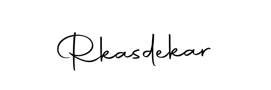 Make a beautiful signature design for name Rkasdekar. With this signature (Autography-DOLnW) style, you can create a handwritten signature for free. Rkasdekar signature style 10 images and pictures png