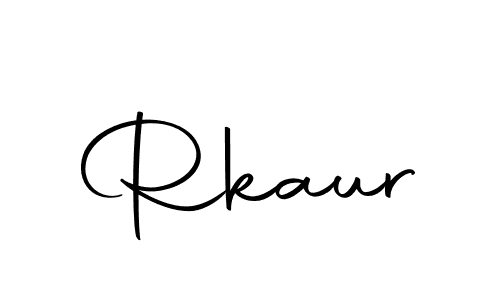 Design your own signature with our free online signature maker. With this signature software, you can create a handwritten (Autography-DOLnW) signature for name Rkaur. Rkaur signature style 10 images and pictures png