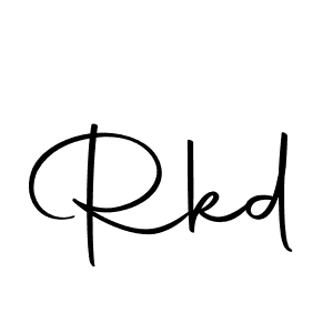 Use a signature maker to create a handwritten signature online. With this signature software, you can design (Autography-DOLnW) your own signature for name Rkd. Rkd signature style 10 images and pictures png