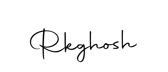 Use a signature maker to create a handwritten signature online. With this signature software, you can design (Autography-DOLnW) your own signature for name Rkghosh. Rkghosh signature style 10 images and pictures png