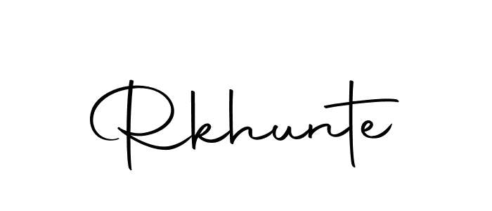 Also we have Rkhunte name is the best signature style. Create professional handwritten signature collection using Autography-DOLnW autograph style. Rkhunte signature style 10 images and pictures png