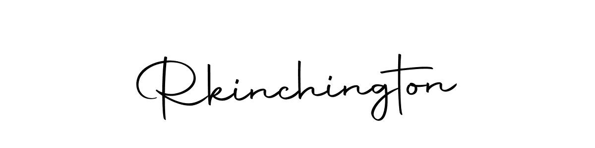 How to make Rkinchington name signature. Use Autography-DOLnW style for creating short signs online. This is the latest handwritten sign. Rkinchington signature style 10 images and pictures png