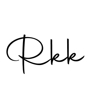 You should practise on your own different ways (Autography-DOLnW) to write your name (Rkk) in signature. don't let someone else do it for you. Rkk signature style 10 images and pictures png