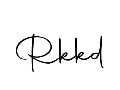 Design your own signature with our free online signature maker. With this signature software, you can create a handwritten (Autography-DOLnW) signature for name Rkkd. Rkkd signature style 10 images and pictures png