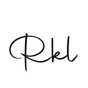 Make a beautiful signature design for name Rkl. Use this online signature maker to create a handwritten signature for free. Rkl signature style 10 images and pictures png