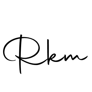 The best way (Autography-DOLnW) to make a short signature is to pick only two or three words in your name. The name Rkm include a total of six letters. For converting this name. Rkm signature style 10 images and pictures png