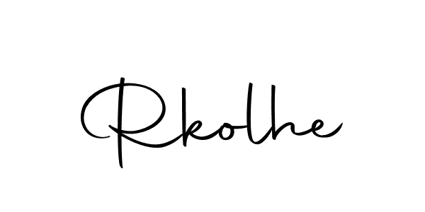 You can use this online signature creator to create a handwritten signature for the name Rkolhe. This is the best online autograph maker. Rkolhe signature style 10 images and pictures png