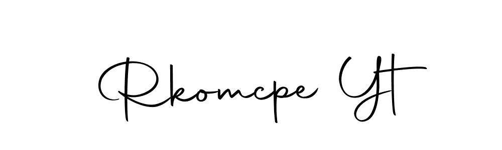 Once you've used our free online signature maker to create your best signature Autography-DOLnW style, it's time to enjoy all of the benefits that Rkomcpe Yt name signing documents. Rkomcpe Yt signature style 10 images and pictures png