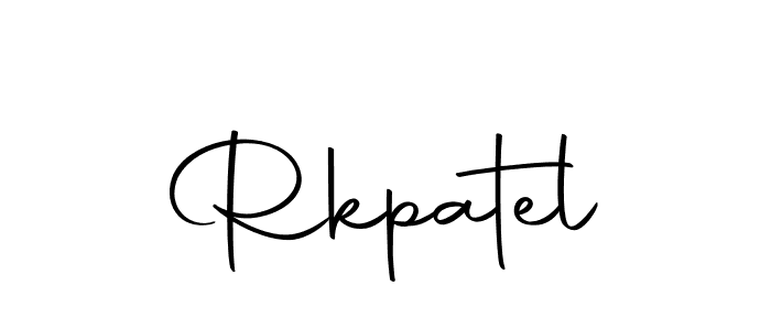 How to make Rkpatel name signature. Use Autography-DOLnW style for creating short signs online. This is the latest handwritten sign. Rkpatel signature style 10 images and pictures png