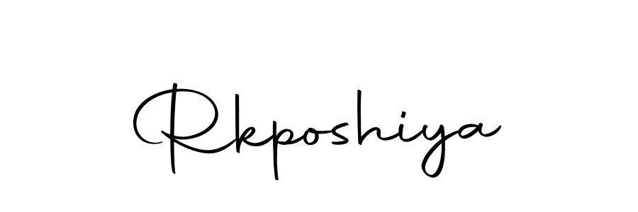 Also we have Rkposhiya name is the best signature style. Create professional handwritten signature collection using Autography-DOLnW autograph style. Rkposhiya signature style 10 images and pictures png