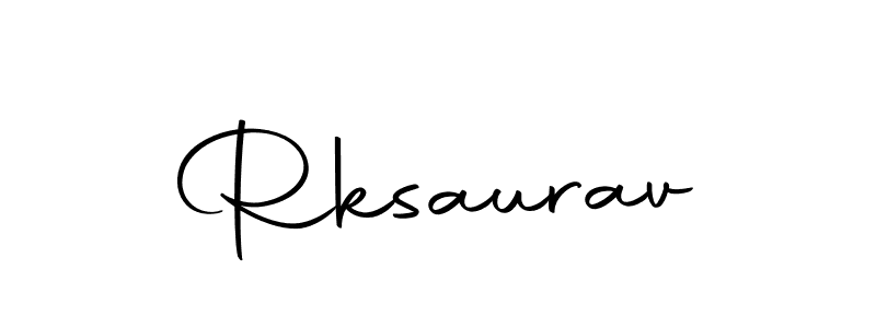 Make a beautiful signature design for name Rksaurav. With this signature (Autography-DOLnW) style, you can create a handwritten signature for free. Rksaurav signature style 10 images and pictures png