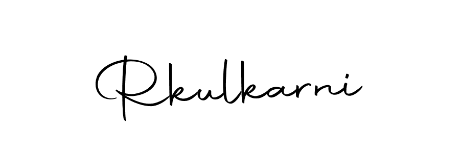 Rkulkarni stylish signature style. Best Handwritten Sign (Autography-DOLnW) for my name. Handwritten Signature Collection Ideas for my name Rkulkarni. Rkulkarni signature style 10 images and pictures png