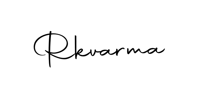 Make a beautiful signature design for name Rkvarma. Use this online signature maker to create a handwritten signature for free. Rkvarma signature style 10 images and pictures png