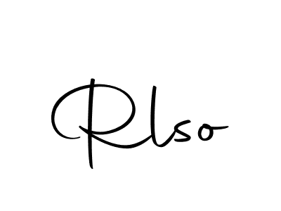 How to make Rlso name signature. Use Autography-DOLnW style for creating short signs online. This is the latest handwritten sign. Rlso signature style 10 images and pictures png