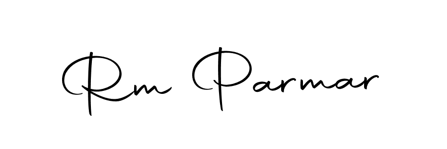 Create a beautiful signature design for name Rm Parmar. With this signature (Autography-DOLnW) fonts, you can make a handwritten signature for free. Rm Parmar signature style 10 images and pictures png