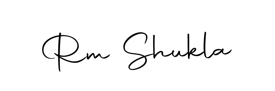 You should practise on your own different ways (Autography-DOLnW) to write your name (Rm Shukla) in signature. don't let someone else do it for you. Rm Shukla signature style 10 images and pictures png