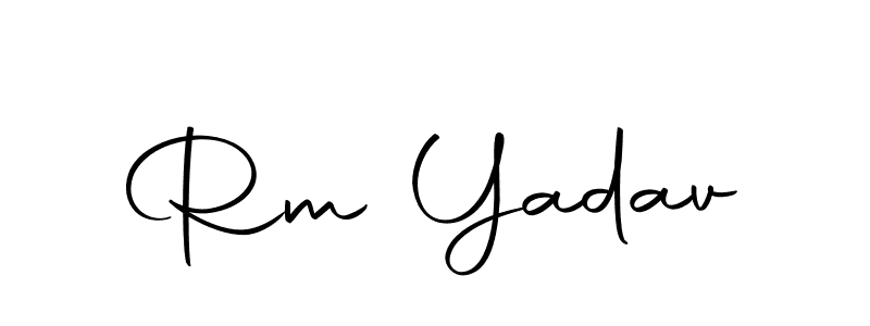 It looks lik you need a new signature style for name Rm Yadav. Design unique handwritten (Autography-DOLnW) signature with our free signature maker in just a few clicks. Rm Yadav signature style 10 images and pictures png