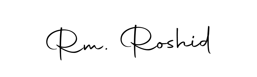 if you are searching for the best signature style for your name Rm. Roshid. so please give up your signature search. here we have designed multiple signature styles  using Autography-DOLnW. Rm. Roshid signature style 10 images and pictures png