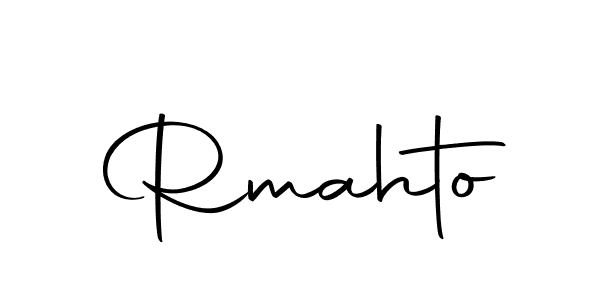 Create a beautiful signature design for name Rmahto. With this signature (Autography-DOLnW) fonts, you can make a handwritten signature for free. Rmahto signature style 10 images and pictures png