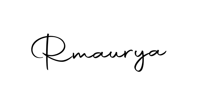 Create a beautiful signature design for name Rmaurya. With this signature (Autography-DOLnW) fonts, you can make a handwritten signature for free. Rmaurya signature style 10 images and pictures png
