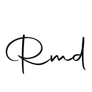 Use a signature maker to create a handwritten signature online. With this signature software, you can design (Autography-DOLnW) your own signature for name Rmd. Rmd signature style 10 images and pictures png