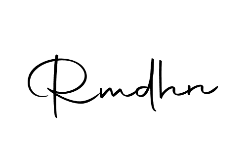 Create a beautiful signature design for name Rmdhn. With this signature (Autography-DOLnW) fonts, you can make a handwritten signature for free. Rmdhn signature style 10 images and pictures png