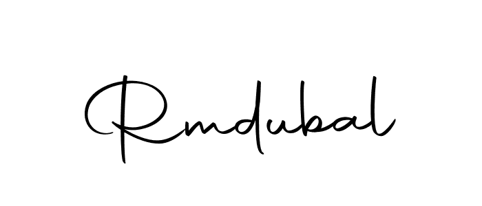 The best way (Autography-DOLnW) to make a short signature is to pick only two or three words in your name. The name Rmdubal include a total of six letters. For converting this name. Rmdubal signature style 10 images and pictures png