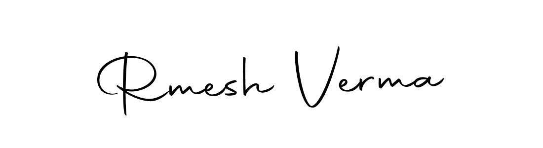 Rmesh Verma stylish signature style. Best Handwritten Sign (Autography-DOLnW) for my name. Handwritten Signature Collection Ideas for my name Rmesh Verma. Rmesh Verma signature style 10 images and pictures png