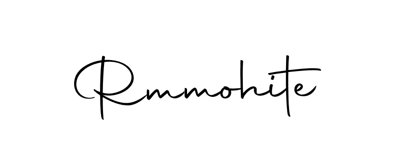 Create a beautiful signature design for name Rmmohite. With this signature (Autography-DOLnW) fonts, you can make a handwritten signature for free. Rmmohite signature style 10 images and pictures png