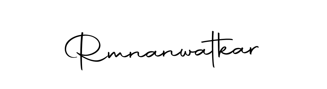 Create a beautiful signature design for name Rmnanwatkar. With this signature (Autography-DOLnW) fonts, you can make a handwritten signature for free. Rmnanwatkar signature style 10 images and pictures png