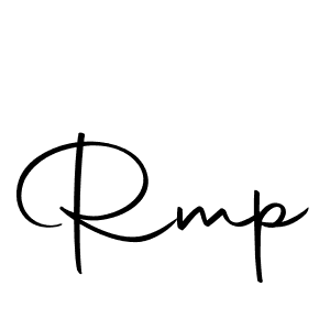 Design your own signature with our free online signature maker. With this signature software, you can create a handwritten (Autography-DOLnW) signature for name Rmp. Rmp signature style 10 images and pictures png