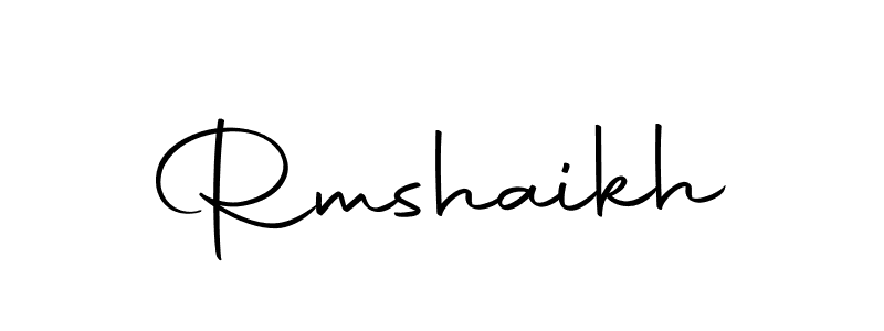 Rmshaikh stylish signature style. Best Handwritten Sign (Autography-DOLnW) for my name. Handwritten Signature Collection Ideas for my name Rmshaikh. Rmshaikh signature style 10 images and pictures png