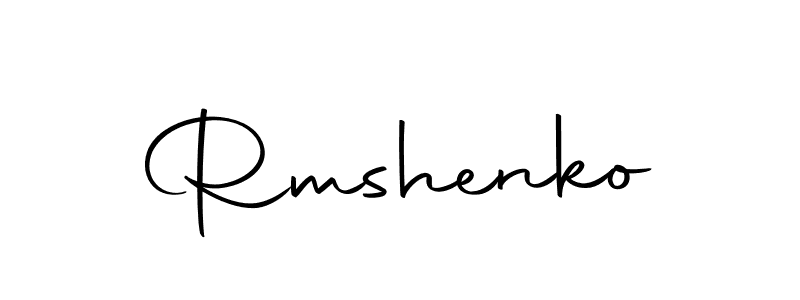 Use a signature maker to create a handwritten signature online. With this signature software, you can design (Autography-DOLnW) your own signature for name Rmshenko. Rmshenko signature style 10 images and pictures png