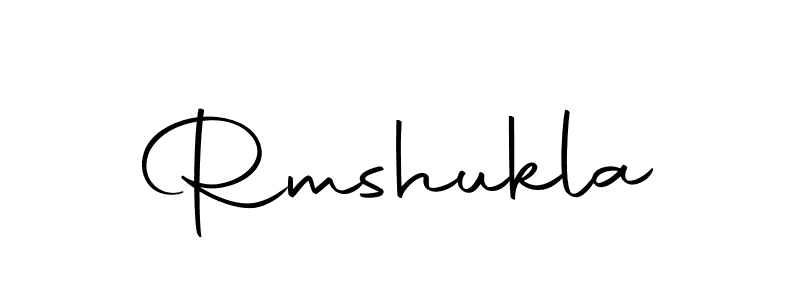 Design your own signature with our free online signature maker. With this signature software, you can create a handwritten (Autography-DOLnW) signature for name Rmshukla. Rmshukla signature style 10 images and pictures png