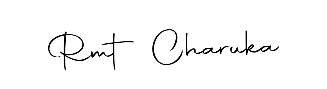Autography-DOLnW is a professional signature style that is perfect for those who want to add a touch of class to their signature. It is also a great choice for those who want to make their signature more unique. Get Rmt Charuka name to fancy signature for free. Rmt Charuka signature style 10 images and pictures png