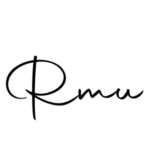 Make a short Rmu signature style. Manage your documents anywhere anytime using Autography-DOLnW. Create and add eSignatures, submit forms, share and send files easily. Rmu signature style 10 images and pictures png
