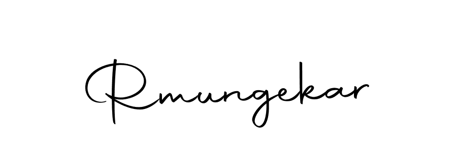 You should practise on your own different ways (Autography-DOLnW) to write your name (Rmungekar) in signature. don't let someone else do it for you. Rmungekar signature style 10 images and pictures png