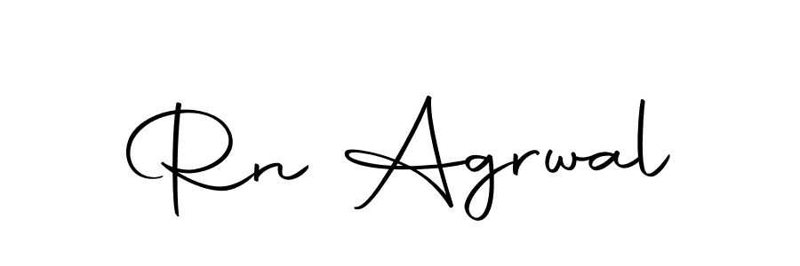 You should practise on your own different ways (Autography-DOLnW) to write your name (Rn Agrwal) in signature. don't let someone else do it for you. Rn Agrwal signature style 10 images and pictures png