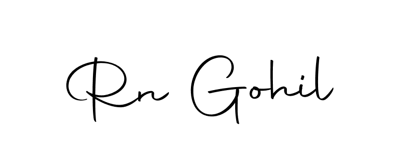 Make a beautiful signature design for name Rn Gohil. With this signature (Autography-DOLnW) style, you can create a handwritten signature for free. Rn Gohil signature style 10 images and pictures png