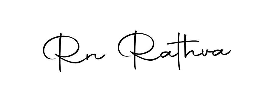 How to make Rn Rathva signature? Autography-DOLnW is a professional autograph style. Create handwritten signature for Rn Rathva name. Rn Rathva signature style 10 images and pictures png