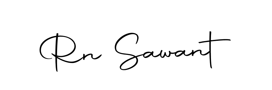 Make a beautiful signature design for name Rn Sawant. Use this online signature maker to create a handwritten signature for free. Rn Sawant signature style 10 images and pictures png