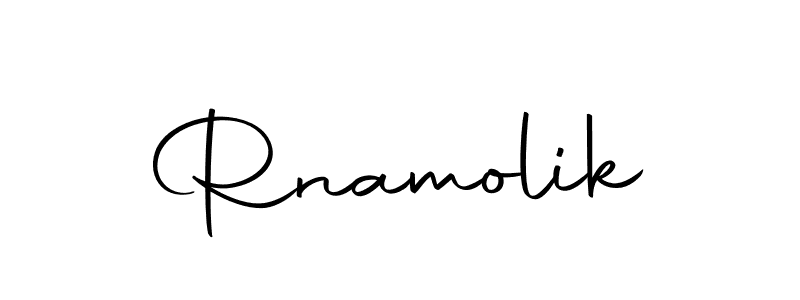 if you are searching for the best signature style for your name Rnamolik. so please give up your signature search. here we have designed multiple signature styles  using Autography-DOLnW. Rnamolik signature style 10 images and pictures png