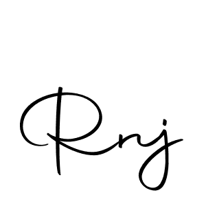 Make a beautiful signature design for name Rnj. Use this online signature maker to create a handwritten signature for free. Rnj signature style 10 images and pictures png