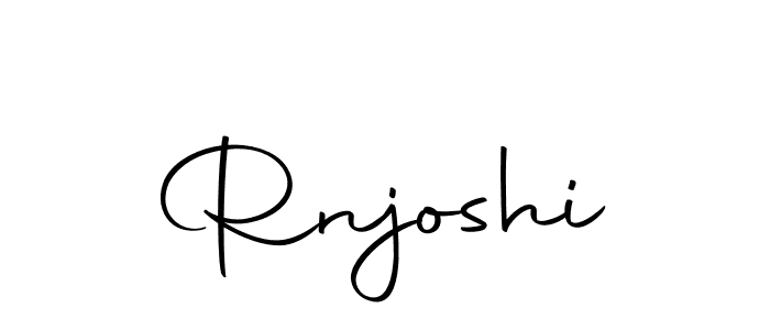 Autography-DOLnW is a professional signature style that is perfect for those who want to add a touch of class to their signature. It is also a great choice for those who want to make their signature more unique. Get Rnjoshi name to fancy signature for free. Rnjoshi signature style 10 images and pictures png