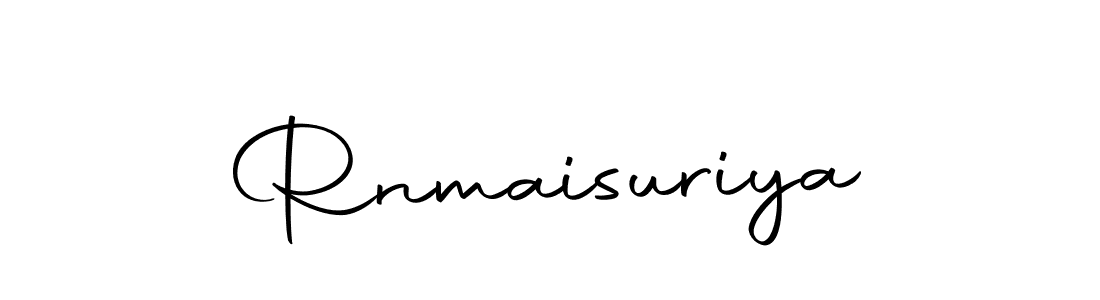 Similarly Autography-DOLnW is the best handwritten signature design. Signature creator online .You can use it as an online autograph creator for name Rnmaisuriya. Rnmaisuriya signature style 10 images and pictures png