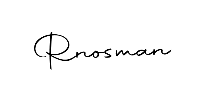 The best way (Autography-DOLnW) to make a short signature is to pick only two or three words in your name. The name Rnosman include a total of six letters. For converting this name. Rnosman signature style 10 images and pictures png